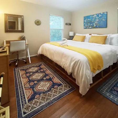 Appartement King Bed In Relaxing Oasis, With Free Snack/Wi-Fi/Parking à San Marcos Extérieur photo